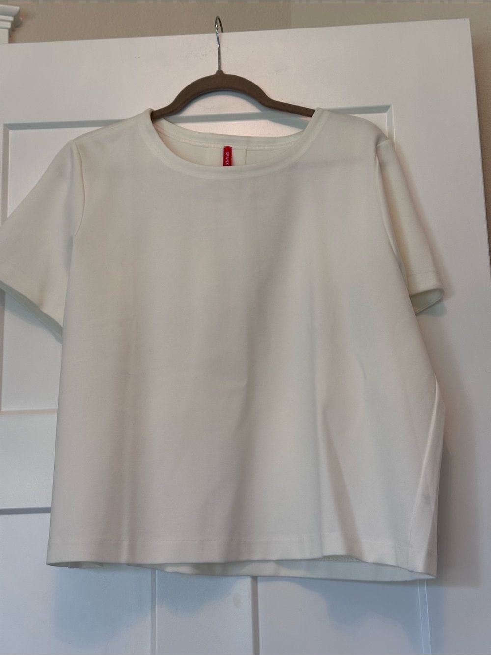 NWOT Spanx white tee/top